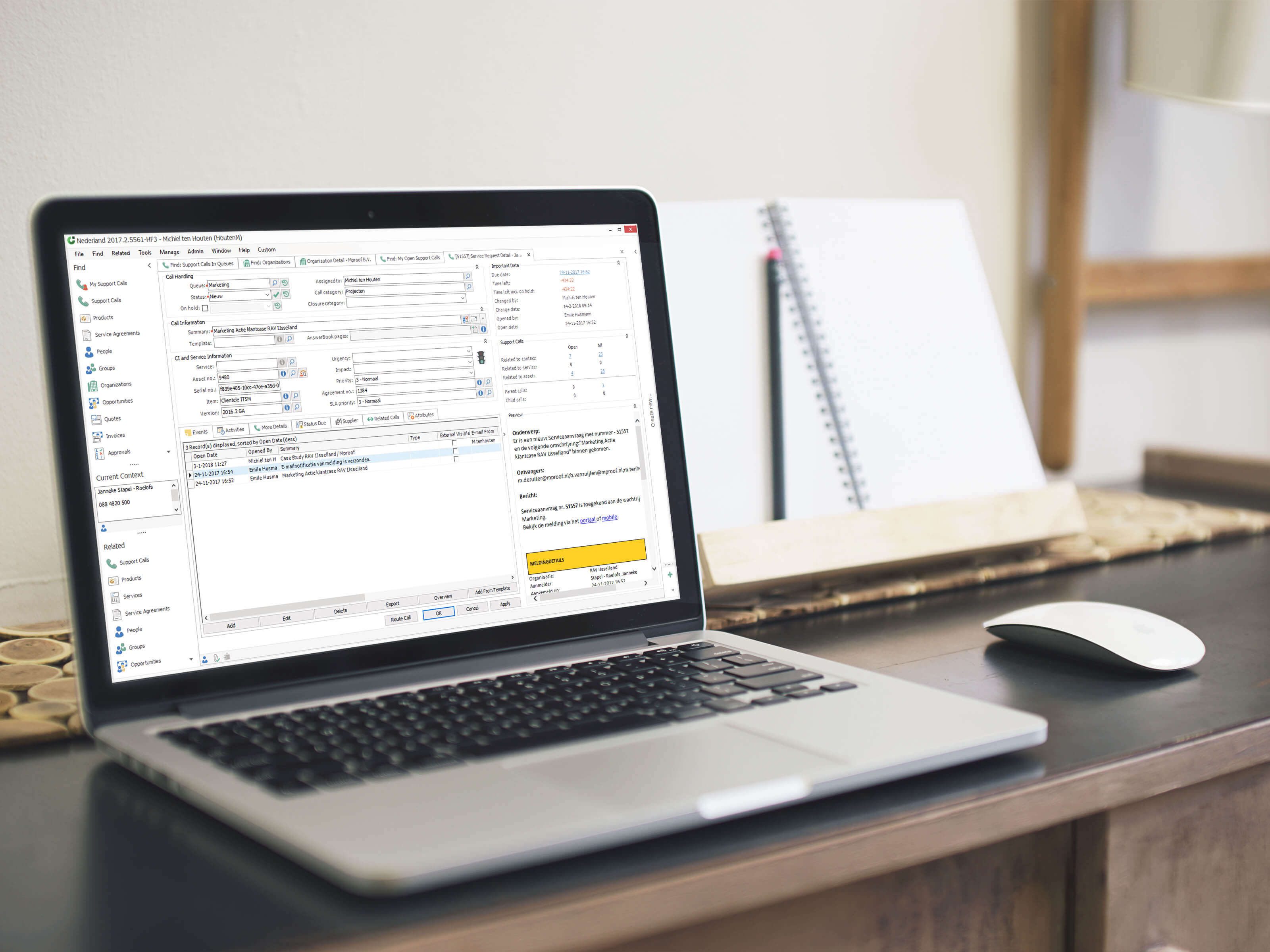 Complete helpdesk-software voor MSP’s Plan uw ITIL activiteiten in het planboard van onze ITIL-software